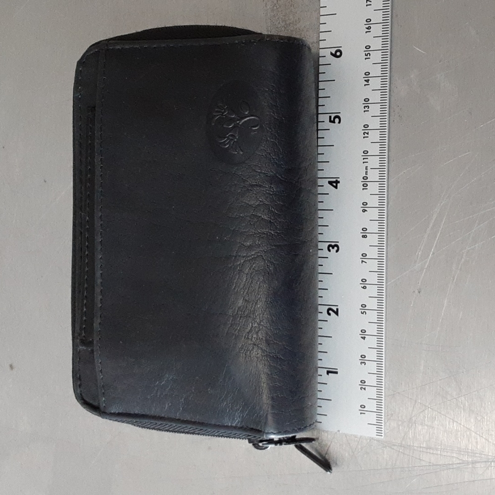 Burton Ladies Black Cowhide Leather Wallet